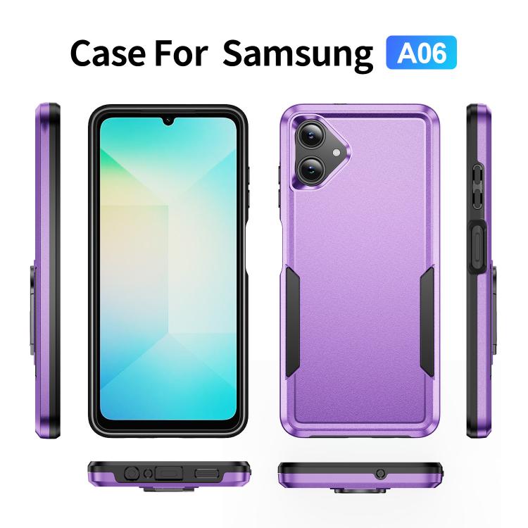 For Samsung Galaxy A06 4G / 5G Pioneer Armor Heavy Duty PC Hybrid TPU Phone Case