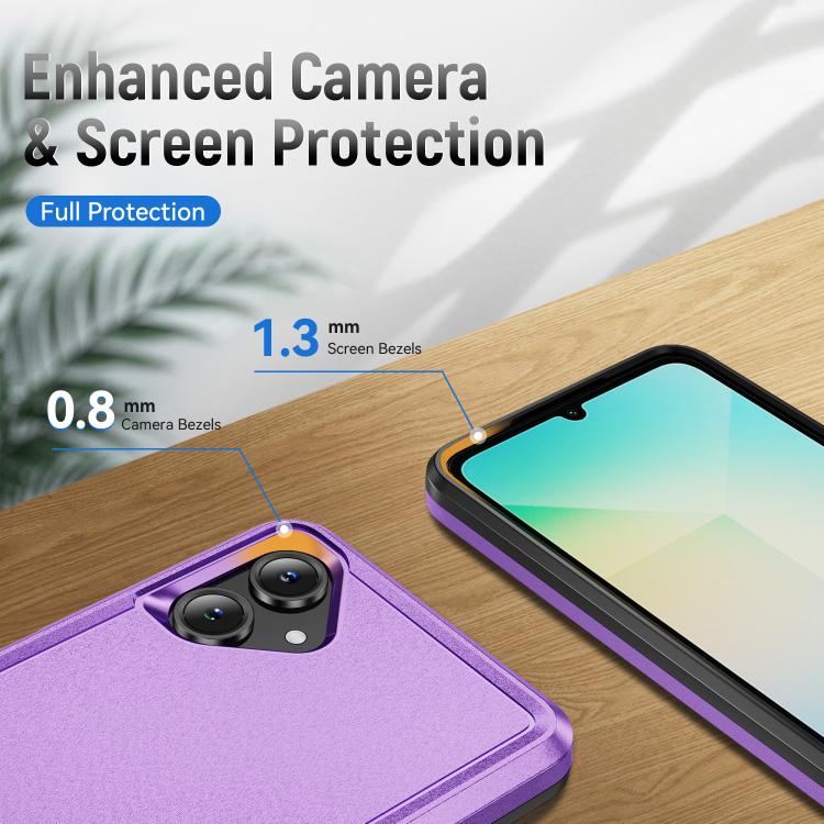 For Samsung Galaxy A06 4G / 5G Pioneer Armor Heavy Duty PC Hybrid TPU Phone Case