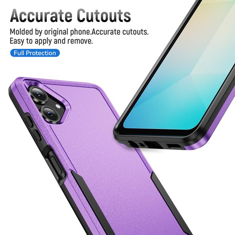 For Samsung Galaxy A06 4G / 5G Pioneer Armor Heavy Duty PC Hybrid TPU Phone Case