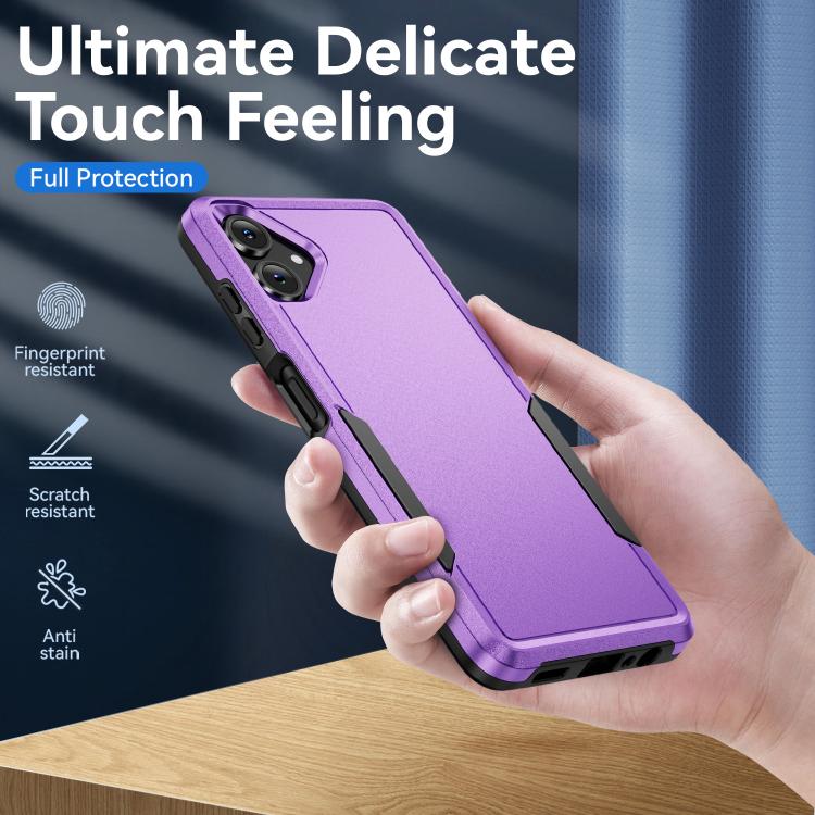 For Samsung Galaxy A06 4G / 5G Pioneer Armor Heavy Duty PC Hybrid TPU Phone Case