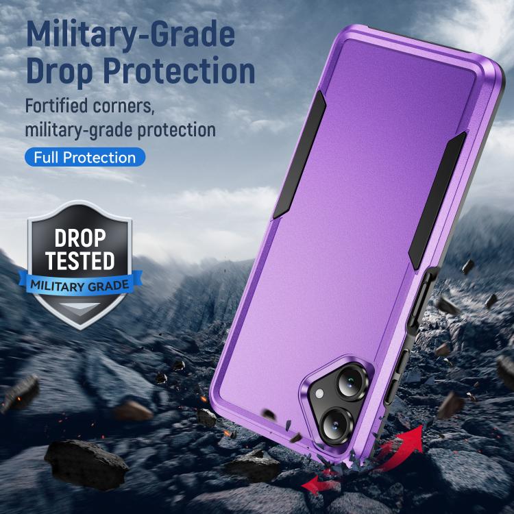 For Samsung Galaxy A06 4G / 5G Pioneer Armor Heavy Duty PC Hybrid TPU Phone Case