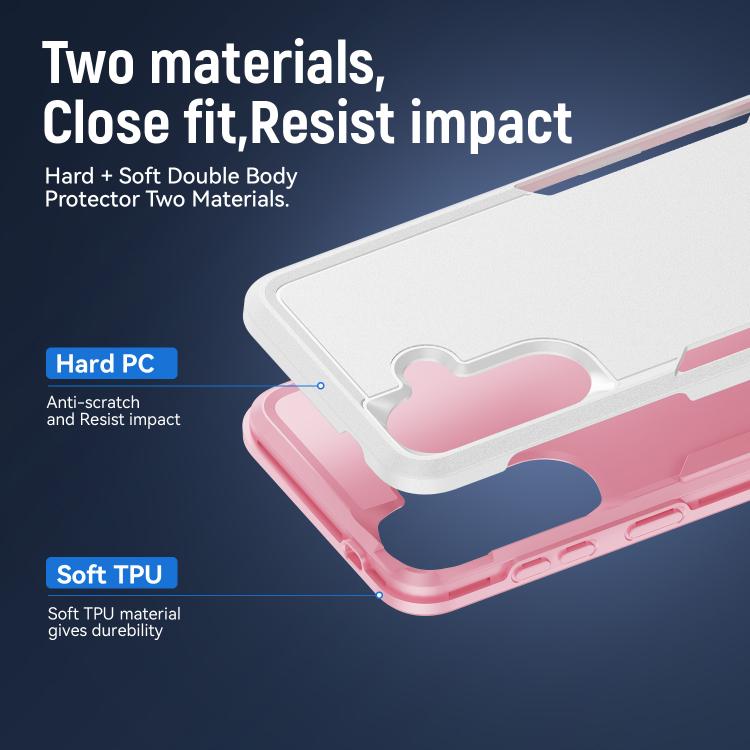 For Samsung Galaxy A57 5G Pioneer Armor Heavy Duty PC Hybrid TPU Phone Case