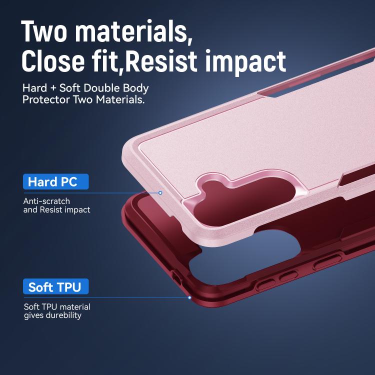 For Samsung Galaxy A57 5G Pioneer Armor Heavy Duty PC Hybrid TPU Phone Case