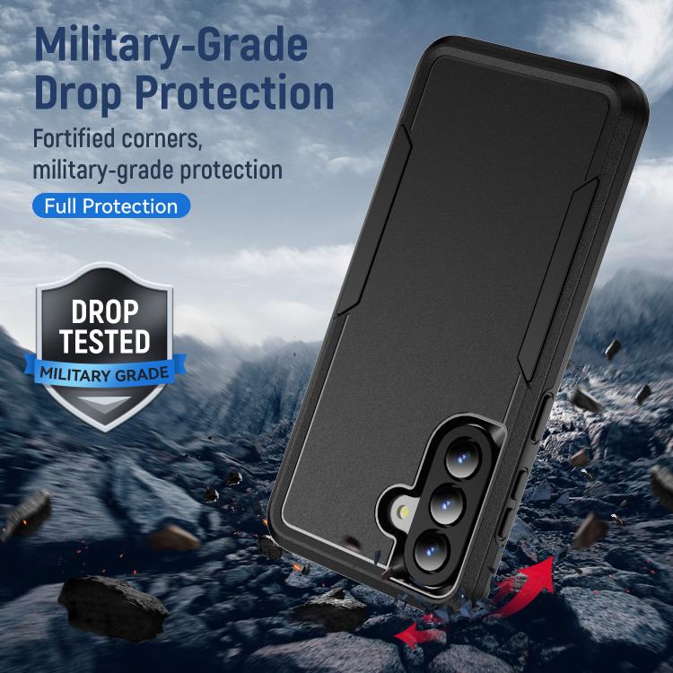 For Samsung Galaxy A57 5G Pioneer Armor Heavy Duty PC Hybrid TPU Phone Case
