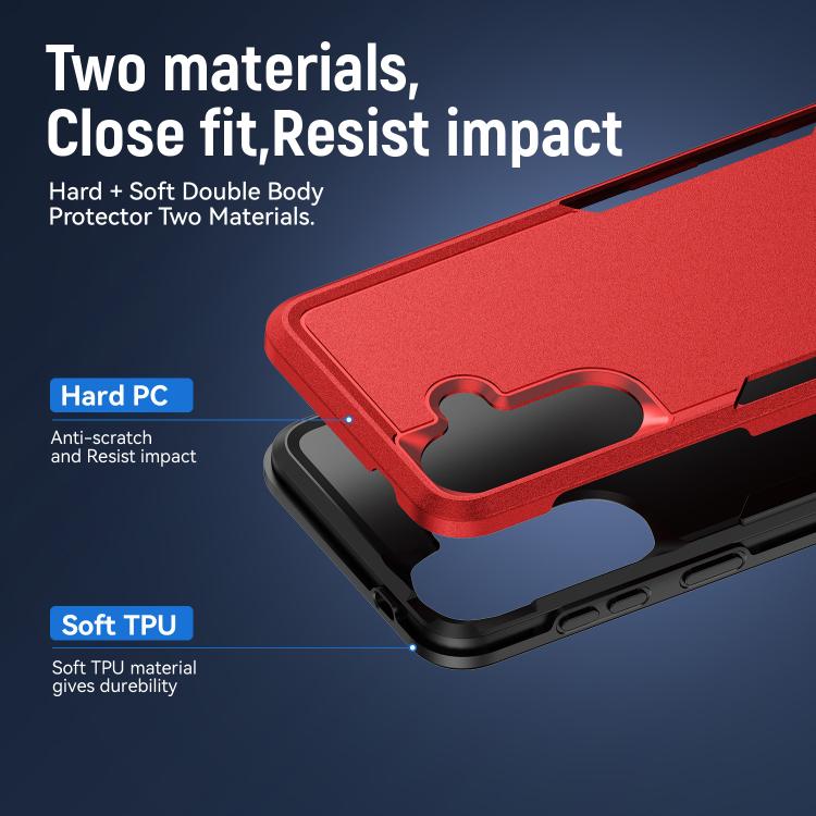 For Samsung Galaxy A57 5G Pioneer Armor Heavy Duty PC Hybrid TPU Phone Case
