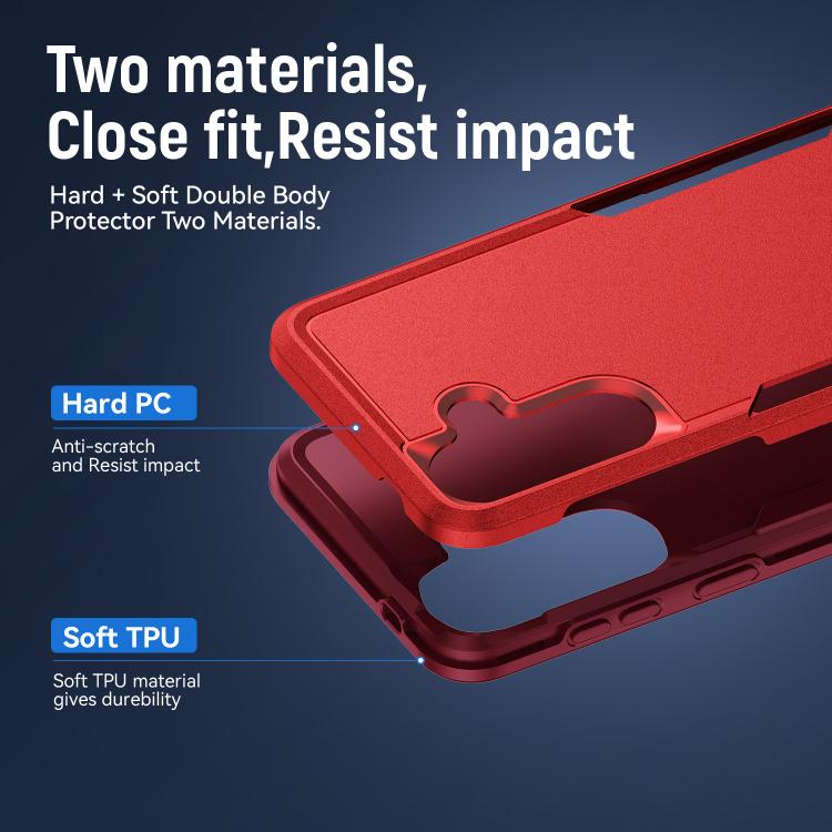 For Samsung Galaxy A57 5G Pioneer Armor Heavy Duty PC Hybrid TPU Phone Case