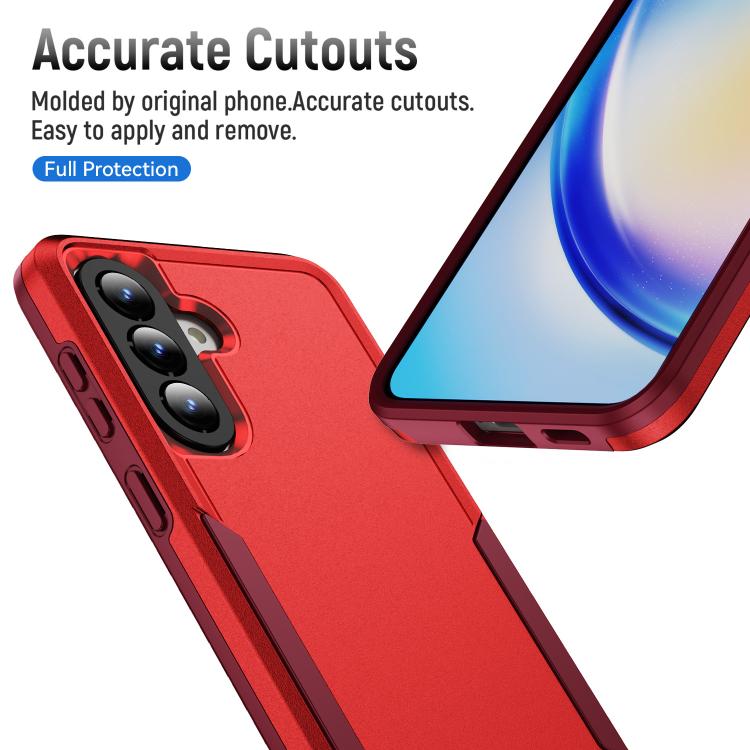 For Samsung Galaxy A57 5G Pioneer Armor Heavy Duty PC Hybrid TPU Phone Case