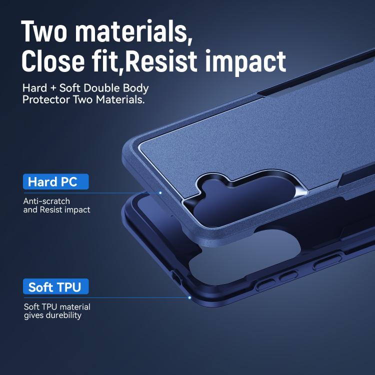 For Samsung Galaxy A57 5G Pioneer Armor Heavy Duty PC Hybrid TPU Phone Case