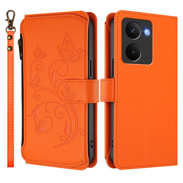 For Realme P3 Ultra 5G Global Butterfly Love Flower Multi-card Zipper Wallet Leather Phone Case