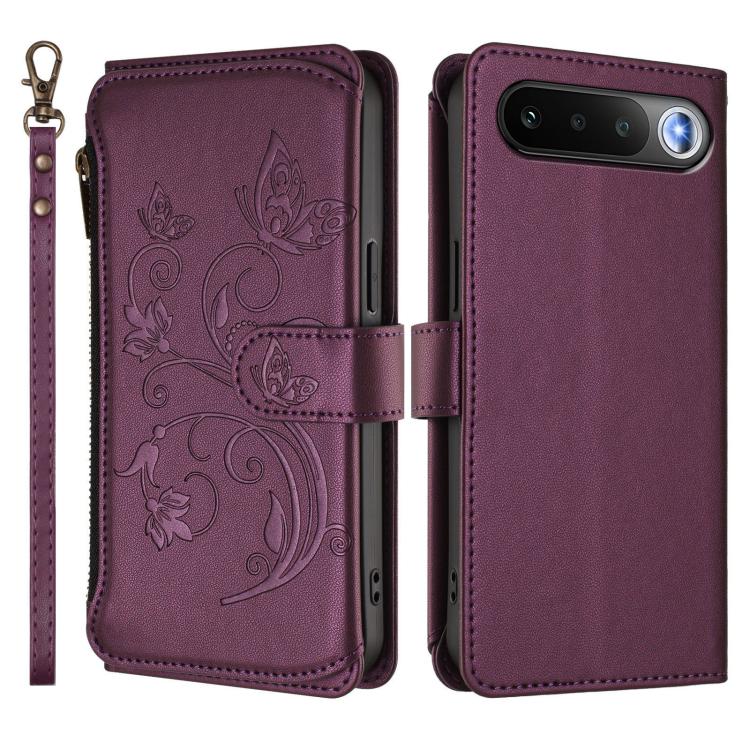 For Realme 16 5G Global Butterfly Love Flower Multi-card Zipper Wallet Leather Phone Case