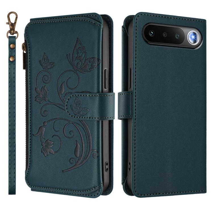 For Realme 16 5G Global Butterfly Love Flower Multi-card Zipper Wallet Leather Phone Case