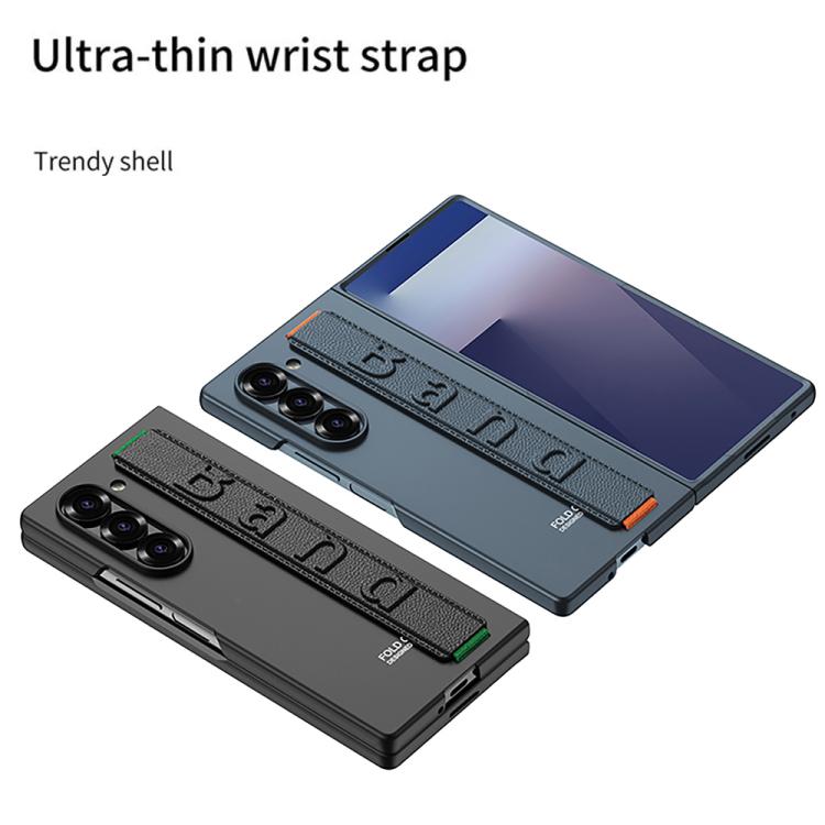For Samsung Galaxy Z Fold7 5G GKK Ultra-thin Wristband Shockproof Phone Case