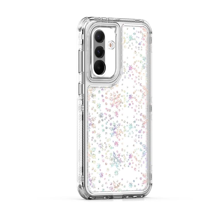 For Samsung Galaxy A36 / A56 / A37 5G Transparent Acrylic Laser Paper Phone Case