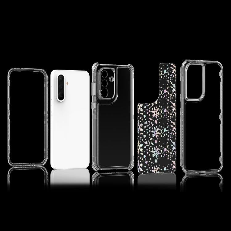 For Samsung Galaxy A36 / A56 / A37 5G Transparent Acrylic Laser Paper Phone Case