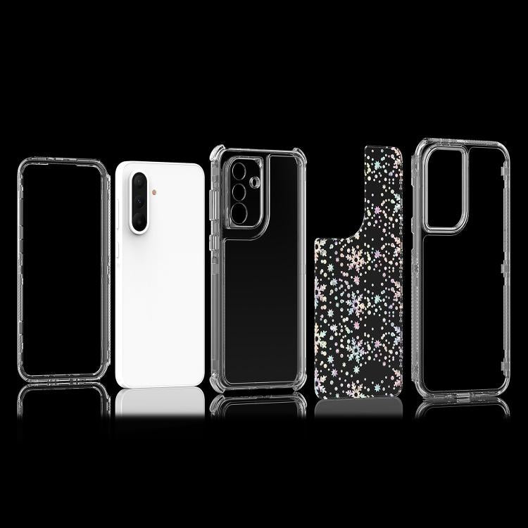 For Samsung Galaxy A36 / A56 / A37 5G Transparent Acrylic Laser Paper Phone Case