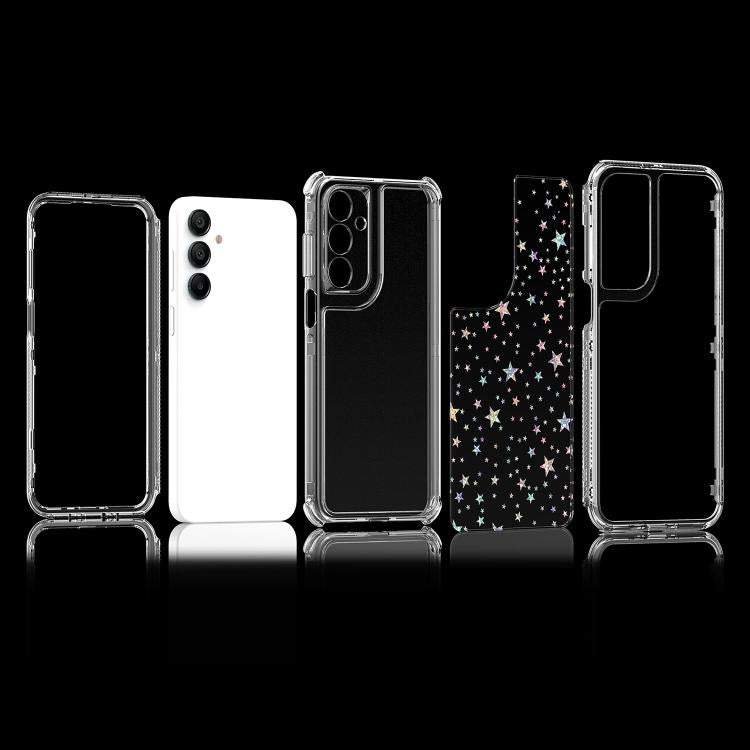 For Samsung Galaxy A16 5G Transparent Acrylic Laser Paper Phone Case