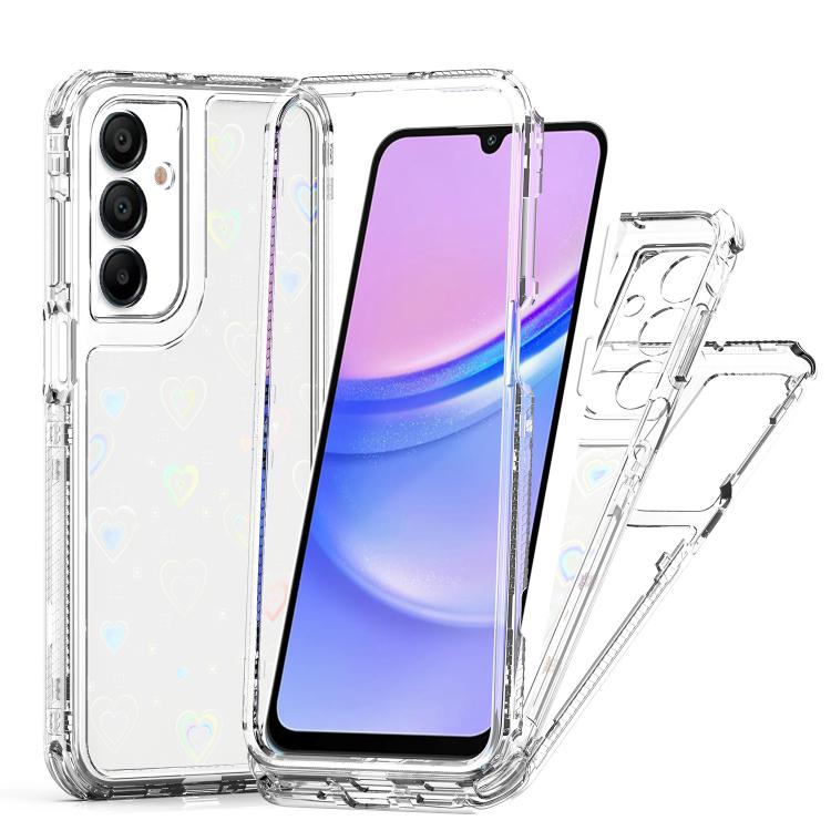 For Samsung Galaxy A16 5G Transparent Acrylic Laser Paper Phone Case
