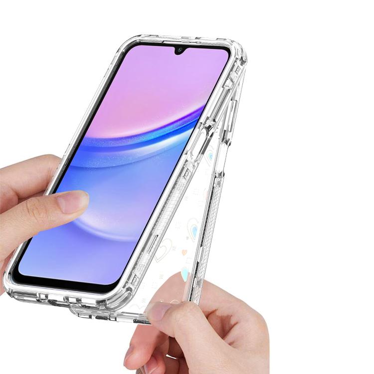 For Samsung Galaxy A16 5G Transparent Acrylic Laser Paper Phone Case