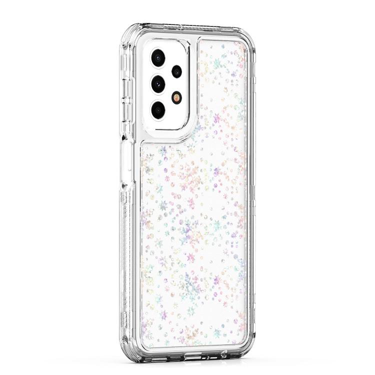 For Samsung Galaxy A23 5G / 4G Transparent Acrylic Laser Paper Phone Case