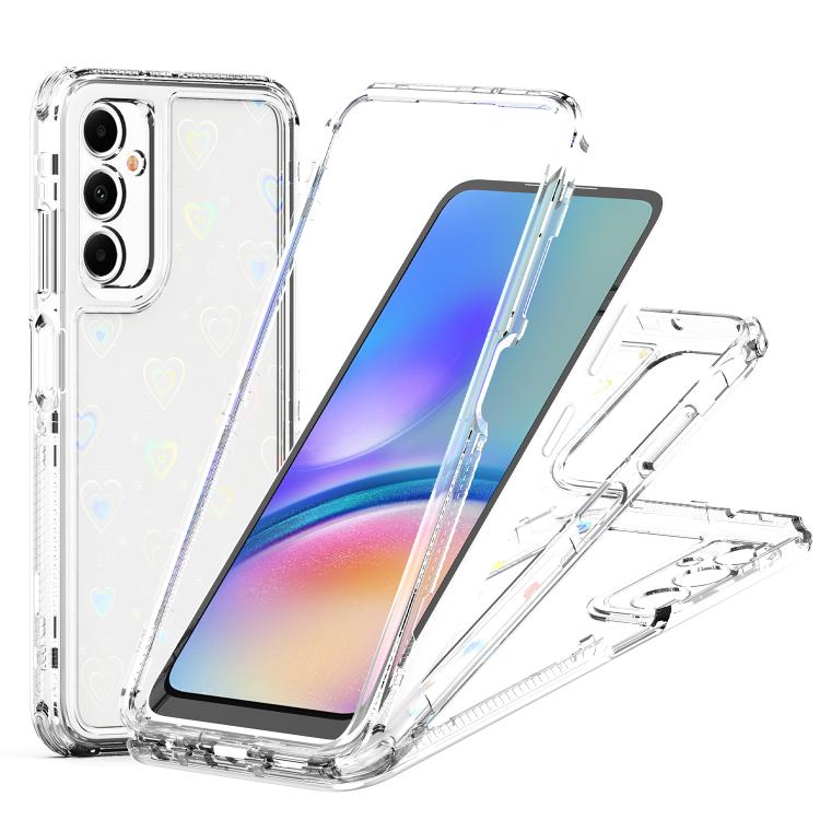 For Samsung Galaxy A15 5G / 4G Transparent Acrylic Laser Paper Phone Case