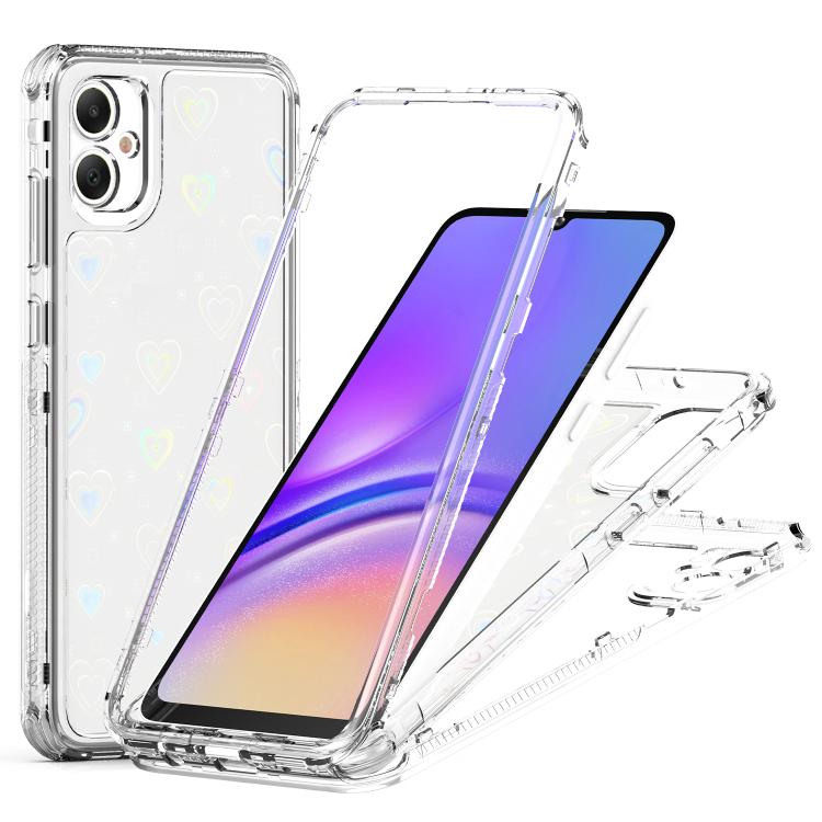 For Samsung Galaxy A05 Transparent Acrylic Laser Paper Phone Case