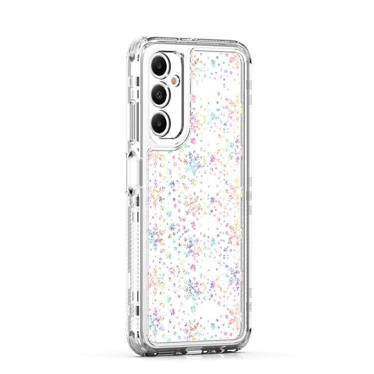 For Samsung Galaxy A05s Transparent Acrylic Laser Paper Phone Case