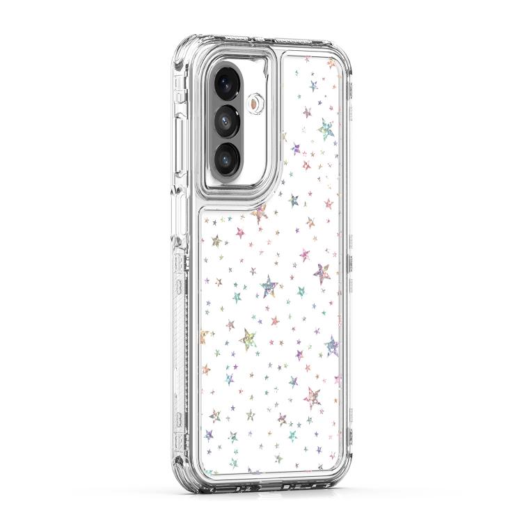 For Samsung Galaxy A26 5G / A17 5G Transparent Acrylic Laser Paper Phone Case