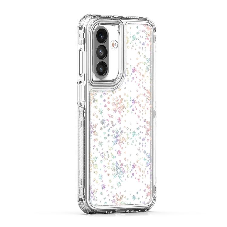 For Samsung Galaxy A26 5G / A17 5G Transparent Acrylic Laser Paper Phone Case