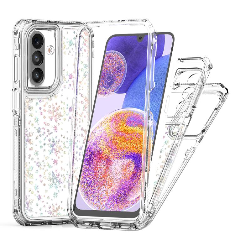 For Samsung Galaxy A26 5G / A17 5G Transparent Acrylic Laser Paper Phone Case