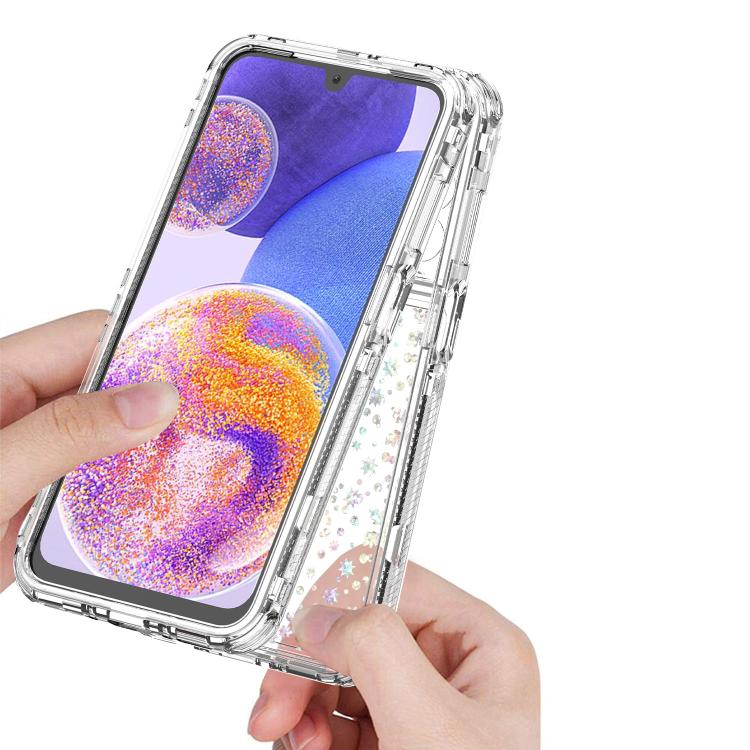 For Samsung Galaxy A26 5G / A17 5G Transparent Acrylic Laser Paper Phone Case