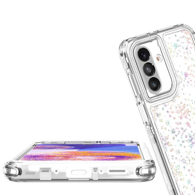 For Samsung Galaxy A26 5G / A17 5G Transparent Acrylic Laser Paper Phone Case