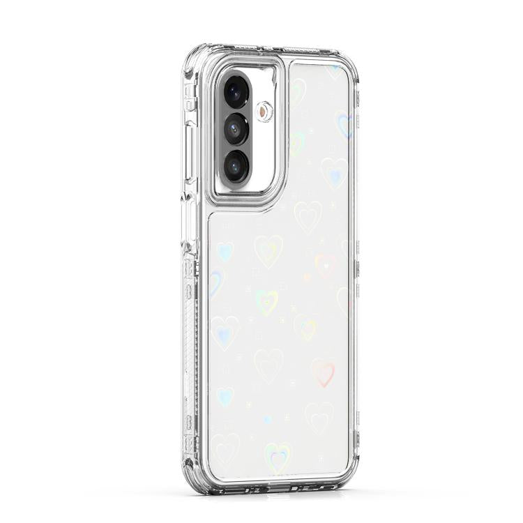 For Samsung Galaxy A26 5G / A17 5G Transparent Acrylic Laser Paper Phone Case