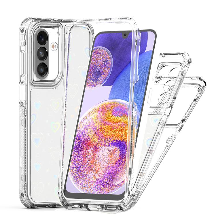 For Samsung Galaxy A26 5G / A17 5G Transparent Acrylic Laser Paper Phone Case