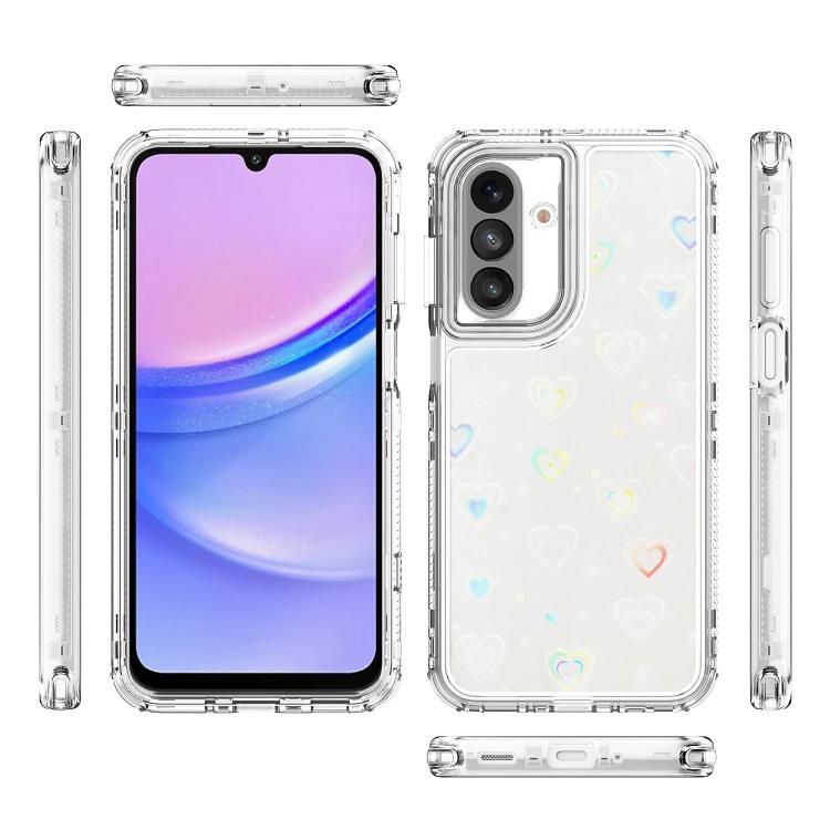 For Samsung Galaxy A26 5G / A17 5G Transparent Acrylic Laser Paper Phone Case