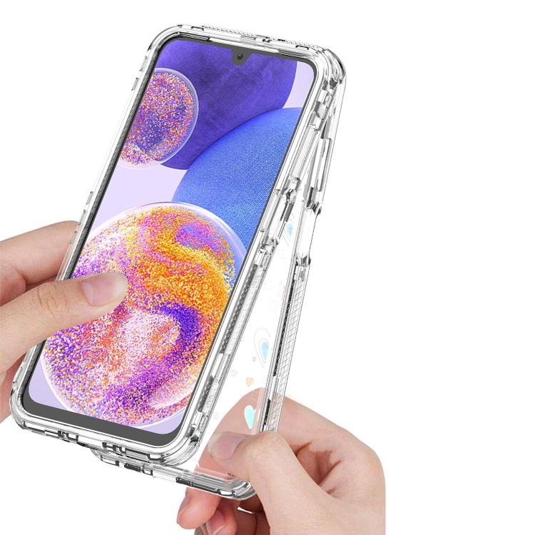 For Samsung Galaxy A26 5G / A17 5G Transparent Acrylic Laser Paper Phone Case