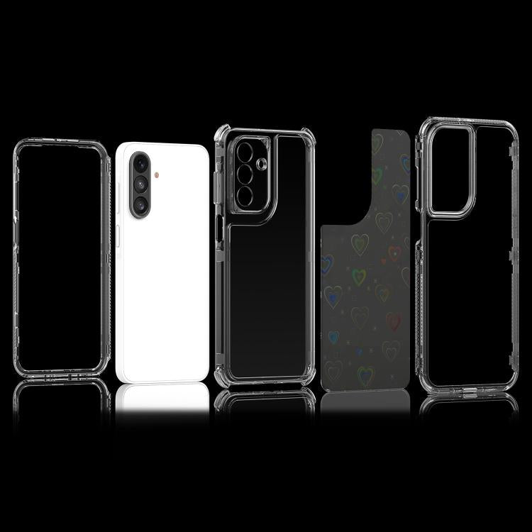 For Samsung Galaxy A26 5G / A17 5G Transparent Acrylic Laser Paper Phone Case