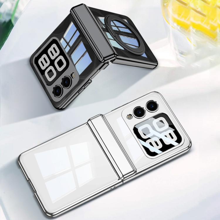 For Huawei nova Flip GKK Folding Magnetic Hinge Phantom Phone Case with Rotating Stand