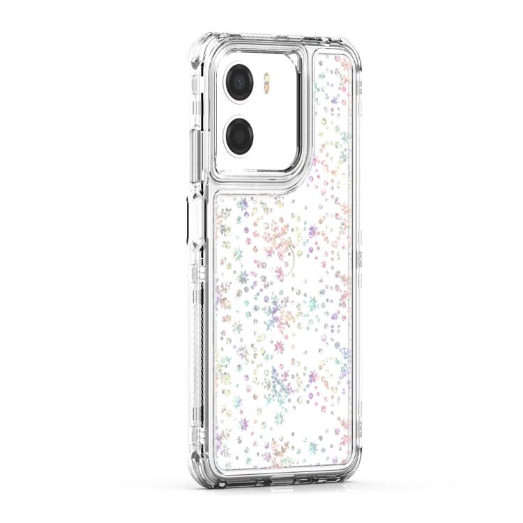 For Motorola Moto G05 / G15 / E15 Transparent Acrylic Laser Paper Phone Case