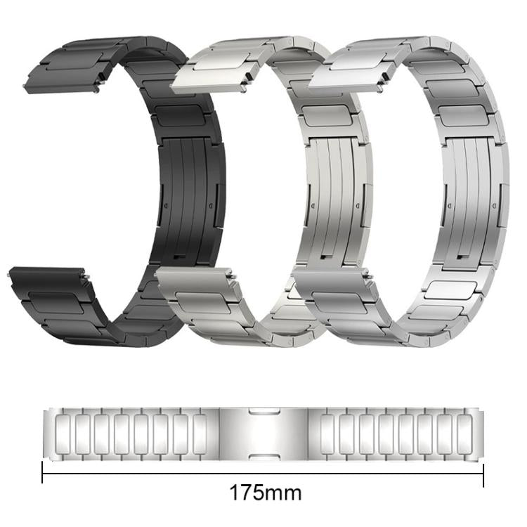 22mm xDfind I-Shaped Buckle Stainless Steel Watch Band