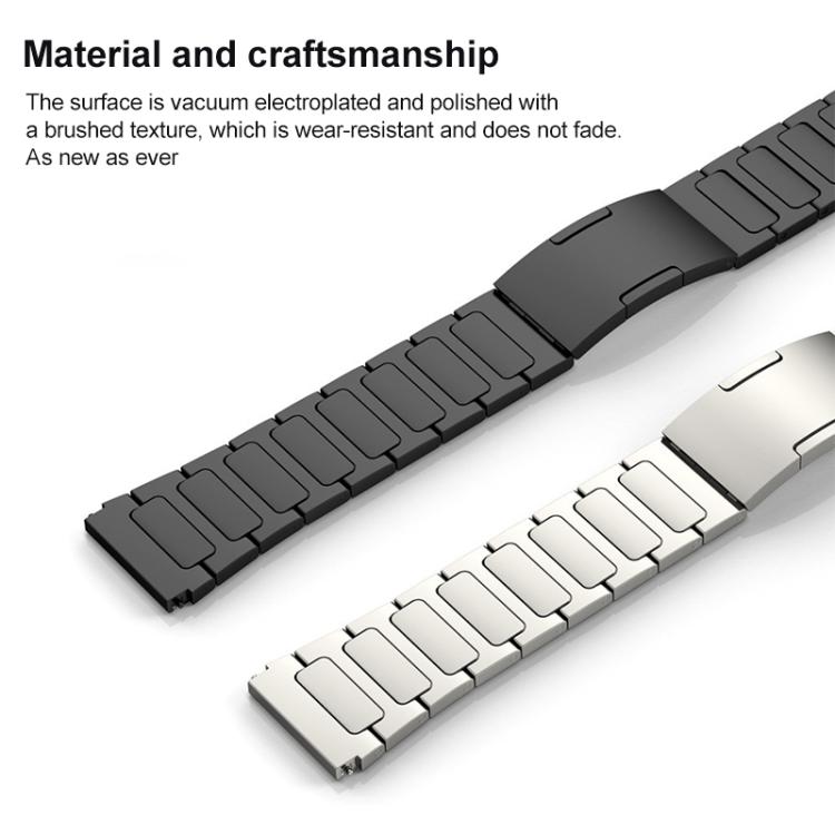 22mm xDfind I-Shaped Buckle Stainless Steel Watch Band