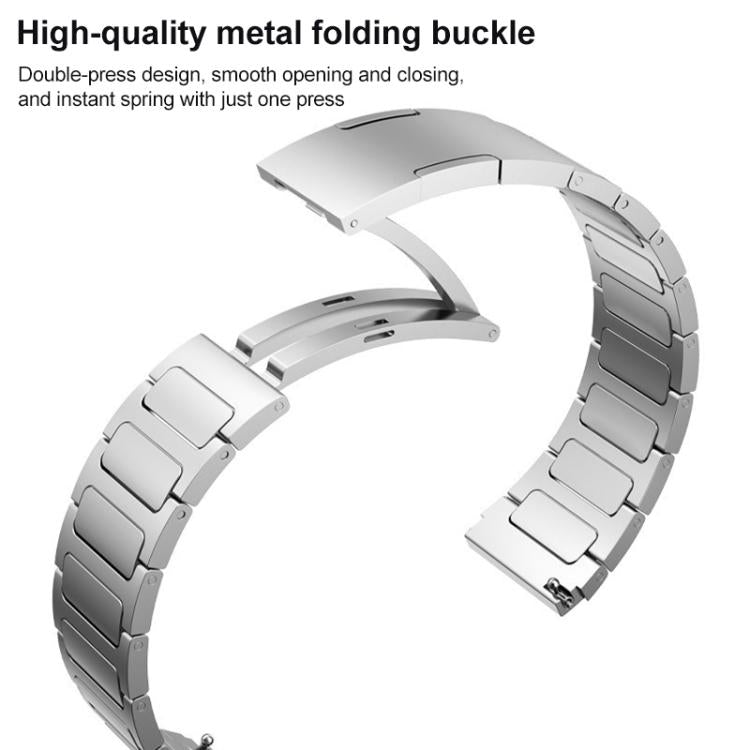 22mm xDfind I-Shaped Buckle Stainless Steel Watch Band