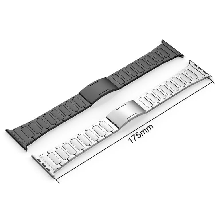 For Apple Watch 42 / 44 / 45 / 46 / 49mm xDfind I-Shaped Buckle Stainless Steel Watch Band