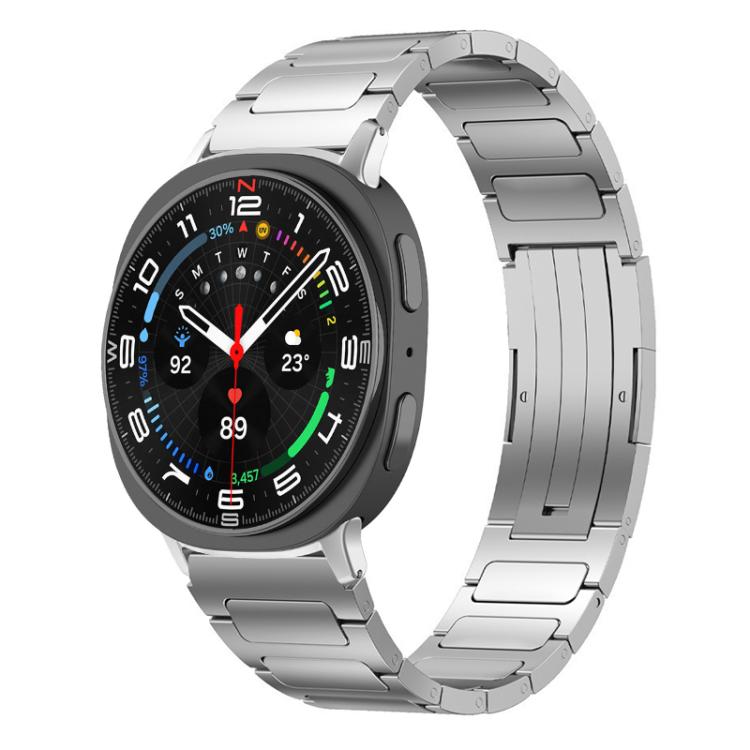 For Samsung Galaxy Watch8 / 8 Classic xDfind I-Shaped Buckle Stainless Steel Watch Band