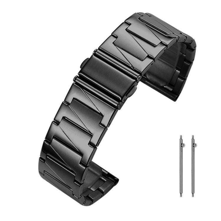 22mm xDfind Stepped Stainless Steel Watch Band