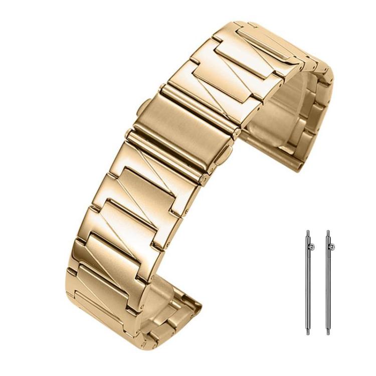 22mm xDfind Stepped Stainless Steel Watch Band