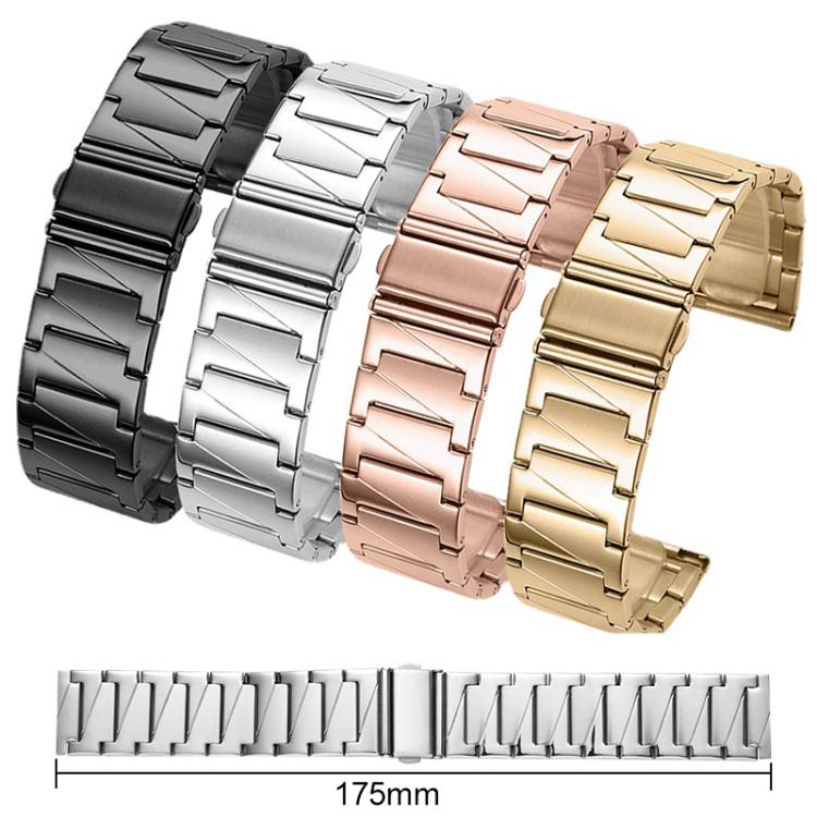 22mm xDfind Stepped Stainless Steel Watch Band
