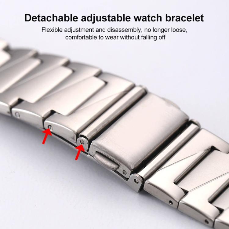22mm xDfind Stepped Stainless Steel Watch Band