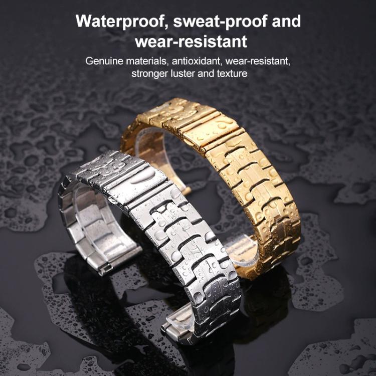 22mm xDfind Stepped Stainless Steel Watch Band