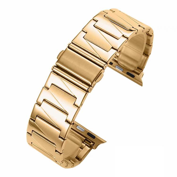 For Apple Watch 42 / 44 / 45 / 46 / 49mm xDfind Stepped Stainless Steel Watch Band