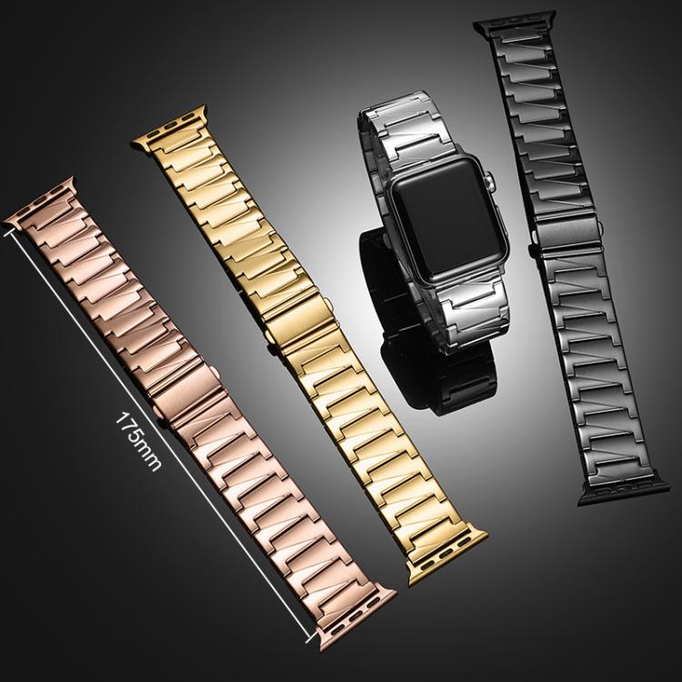 For Apple Watch 42 / 44 / 45 / 46 / 49mm xDfind Stepped Stainless Steel Watch Band